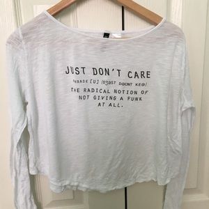 H&M long sleeve shirt